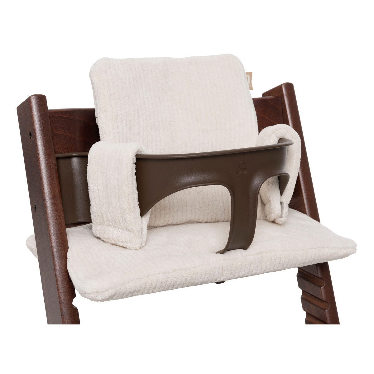 Jollein Cloudy Rib Oatmeal Meegroei Stoelverkleiner