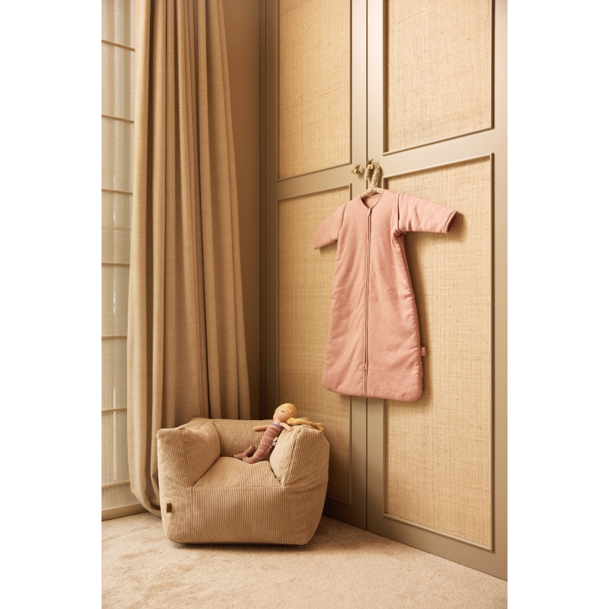 Jollein Corduroy Natural Kinderfauteuil Beanbag