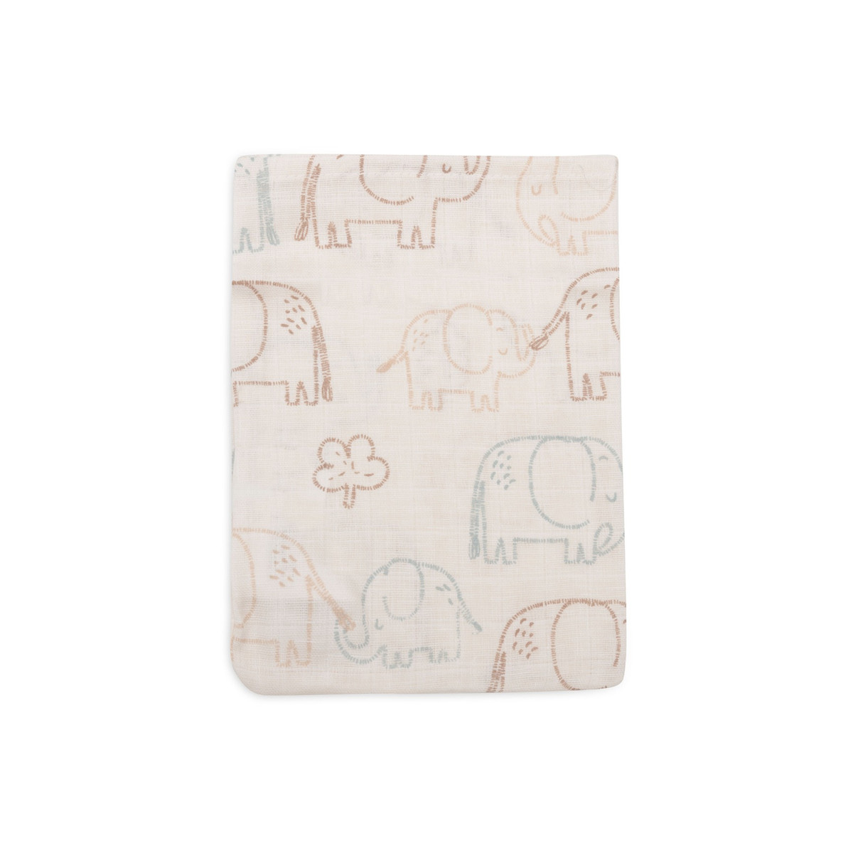 Jollein Elephant Tales 3 Stuks Hydrofiel Washandjes