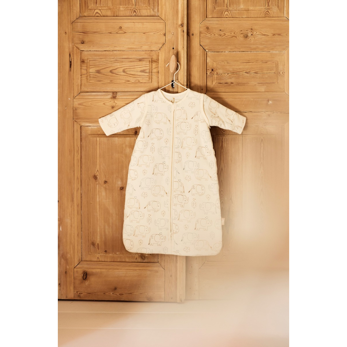 Jollein Elephant Tales 70 cm Slaapzak met Afritsbare Mouwen
