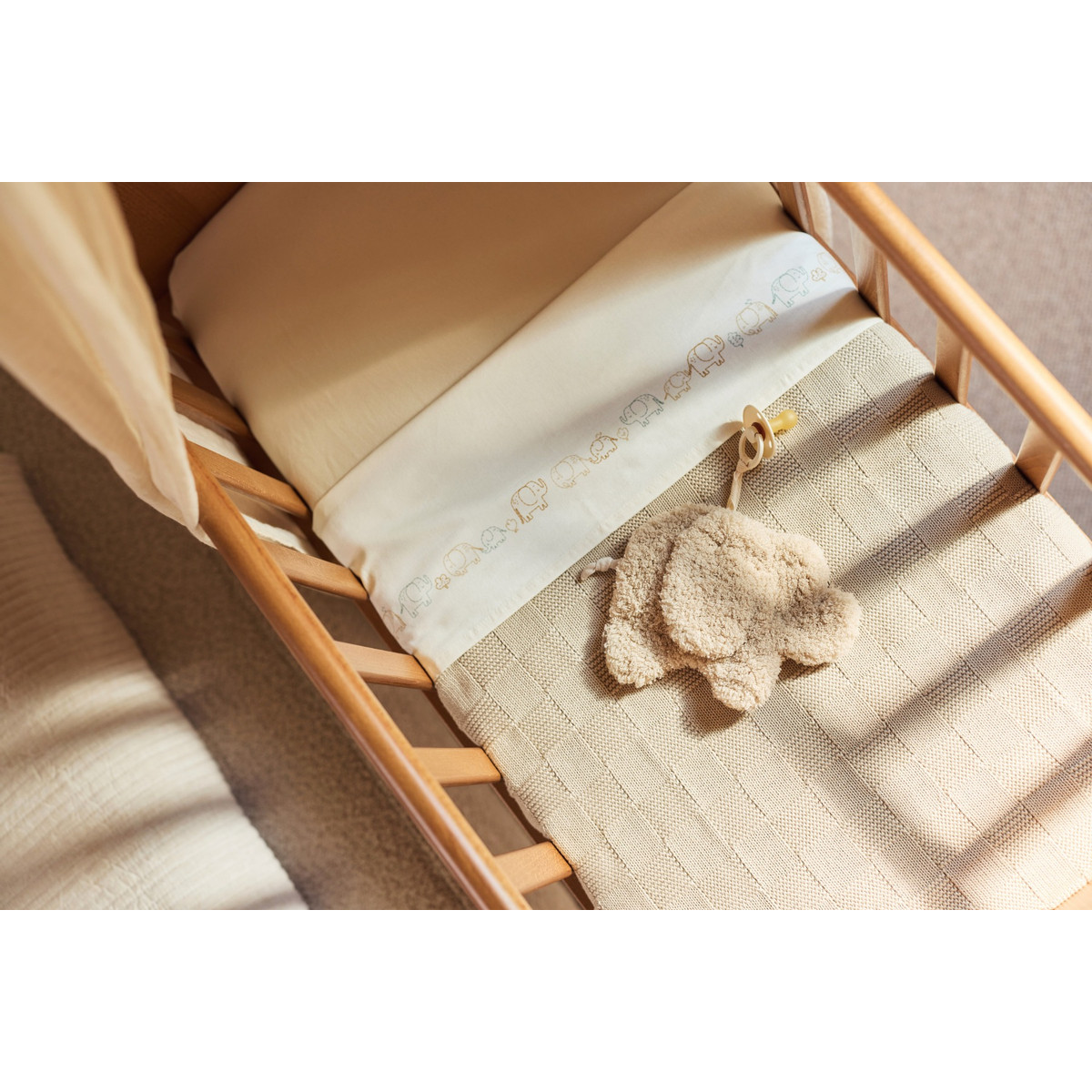 Jollein Elephant Tales 75 x 100 cm Wieglaken