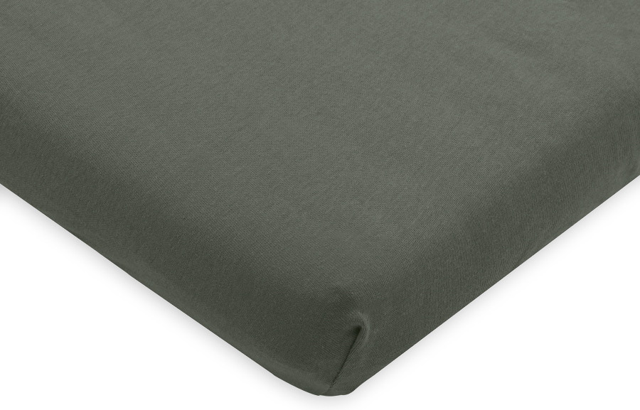 Jollein Jersey Ash Green 60 x 120 cm Ledikant Hoeslaken