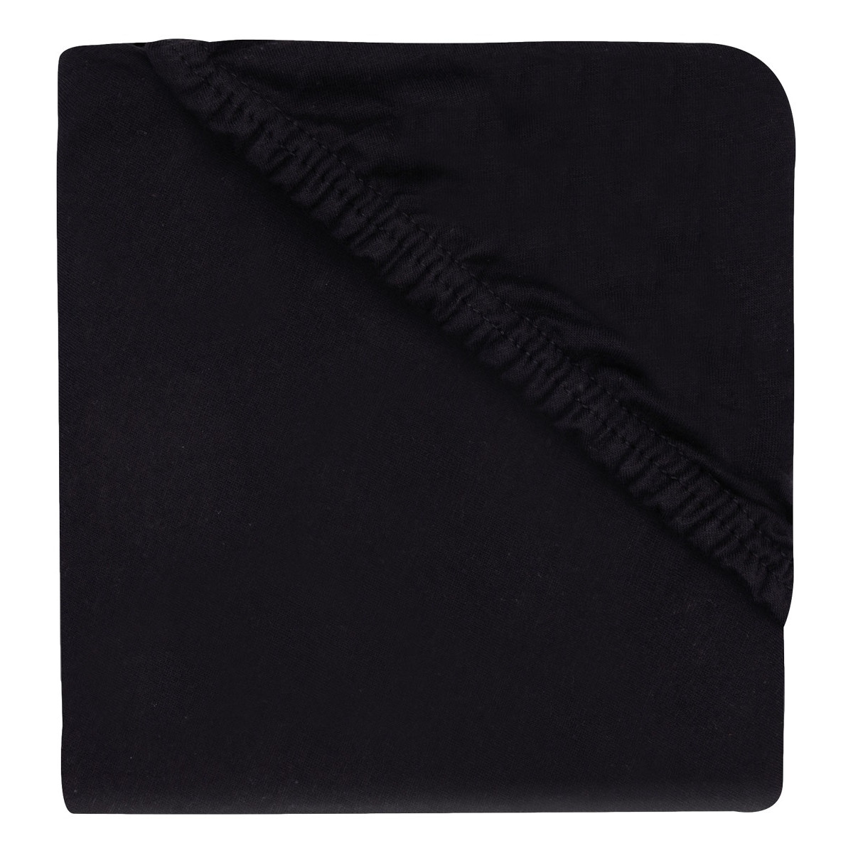 Jollein Jersey Black 95 cm Rond Boxmatras Hoeslaken