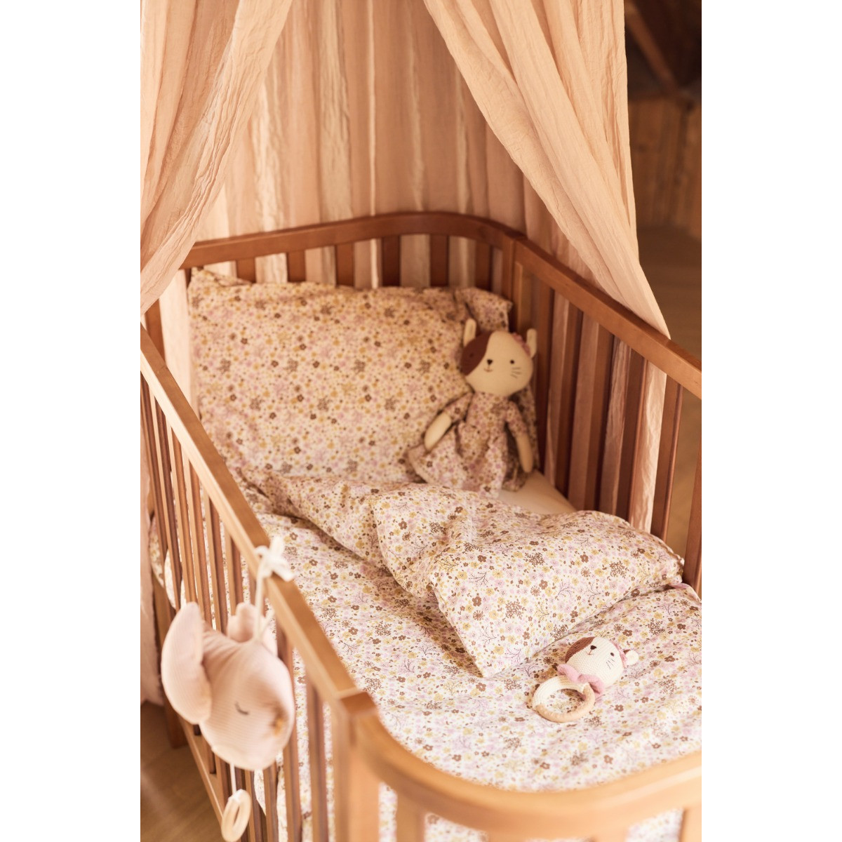 Jollein Jersey Flower Fairies 60 x 120 cm Ledikant Hoeslaken