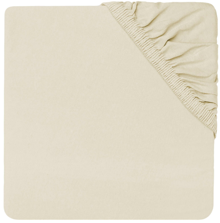 Jollein Jersey Ivory 70 x 140/150 cm Junior Hoeslaken