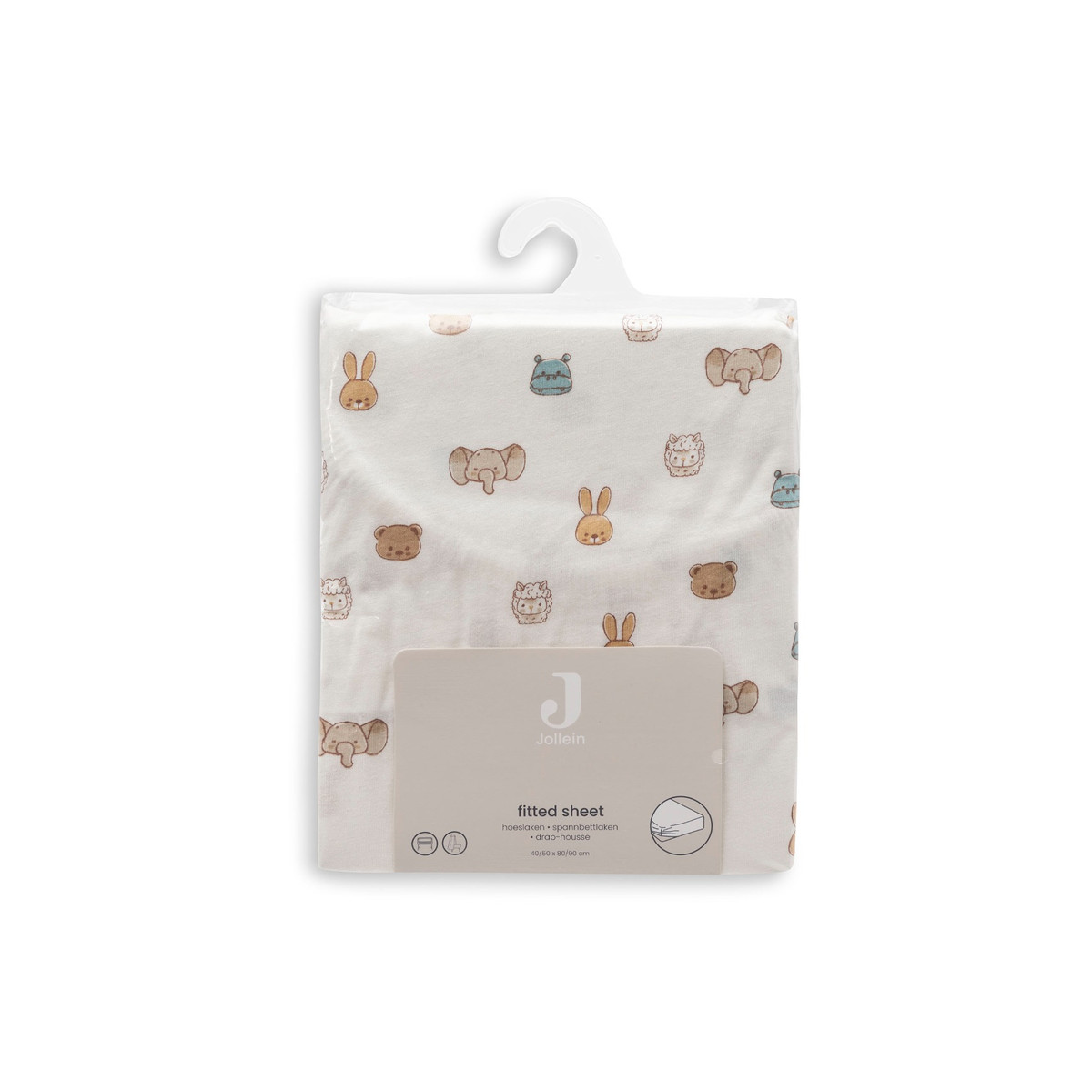 Jollein Jersey Jollies 40 x 80/90 cm Wieg Hoeslaken