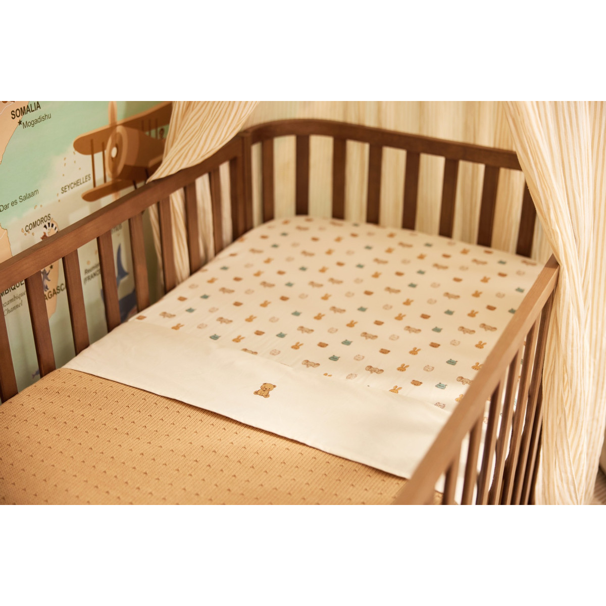 Jollein Jersey Jollies 60 x 120 cm Ledikant Hoeslaken
