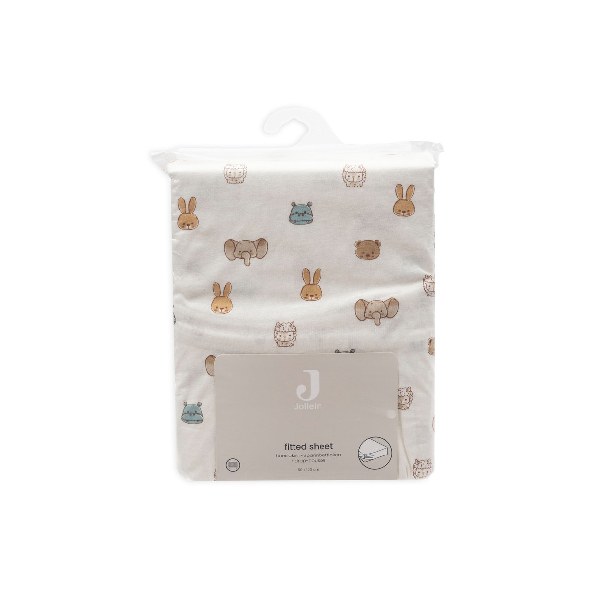 Jollein Jersey Jollies 60 x 120 cm Ledikant Hoeslaken