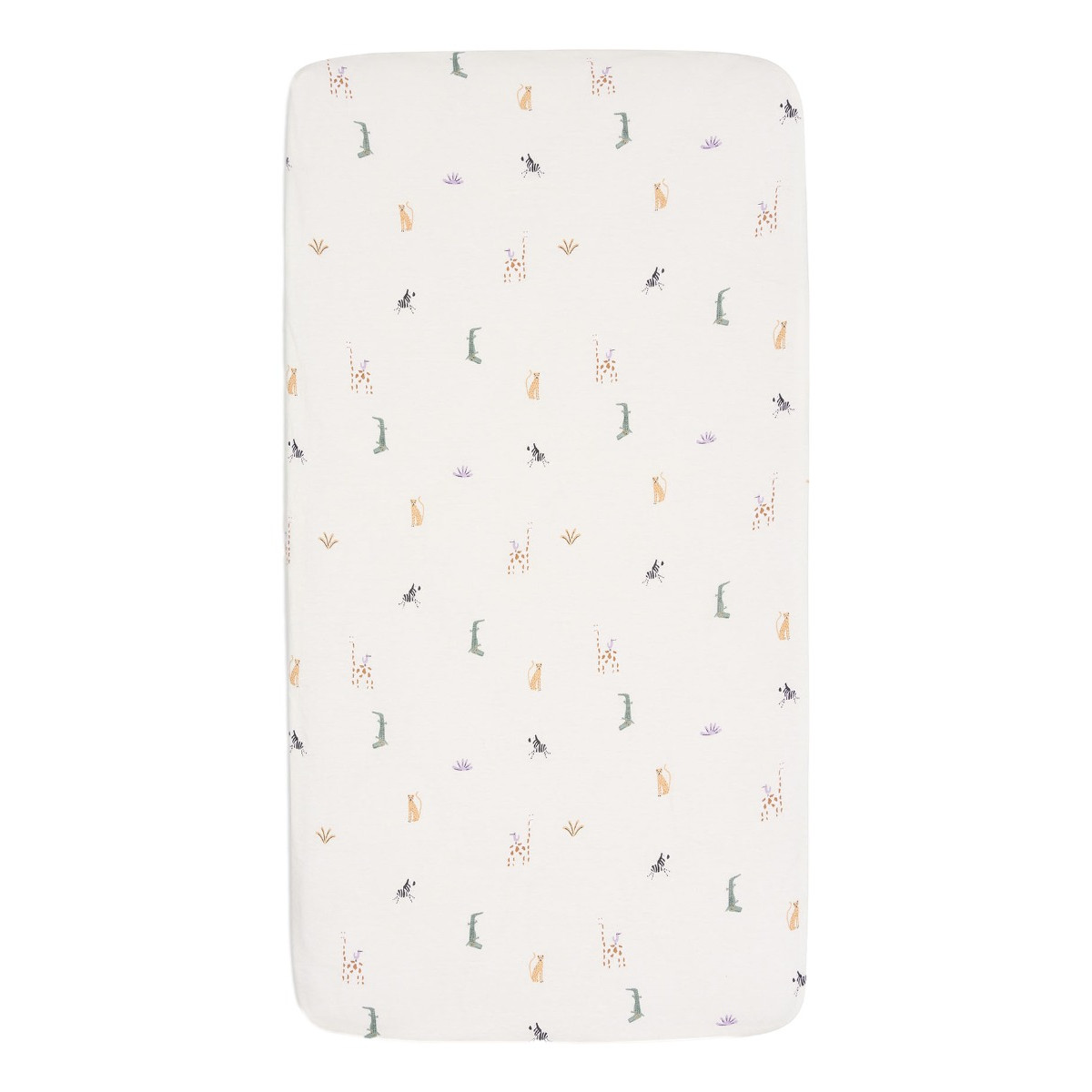 Jollein Jersey Jungle Jambo 60 x 120 cm Ledikant Hoeslaken