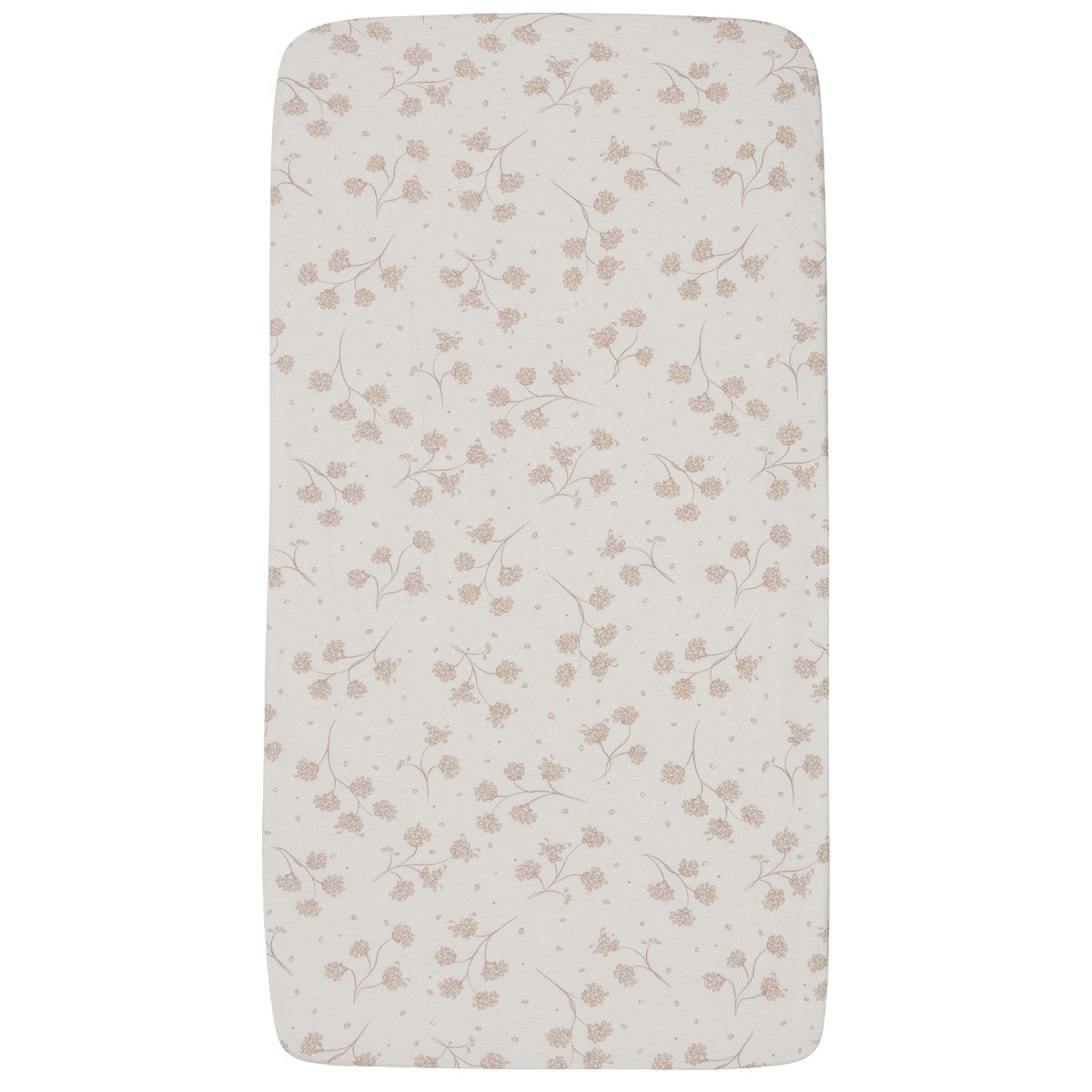 Jollein Jersey Leafy Dreams 60 x 120 cm Ledikant Hoeslaken