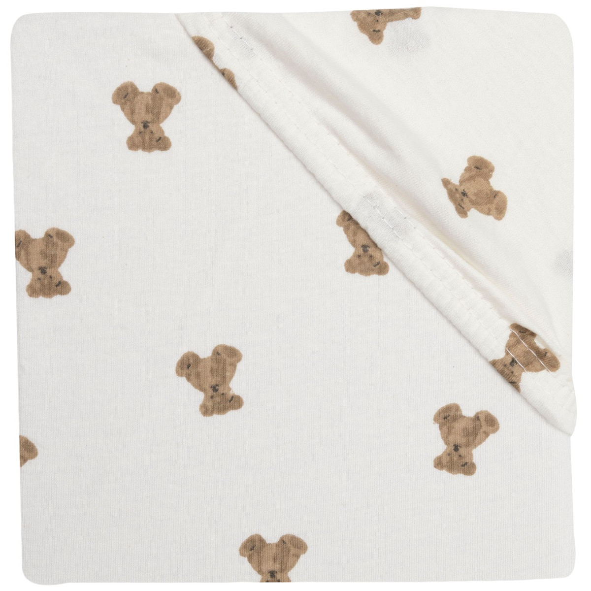 Jollein Jersey Mini Teddy Bear 40 x 80/90 cm Wieg Hoeslaken