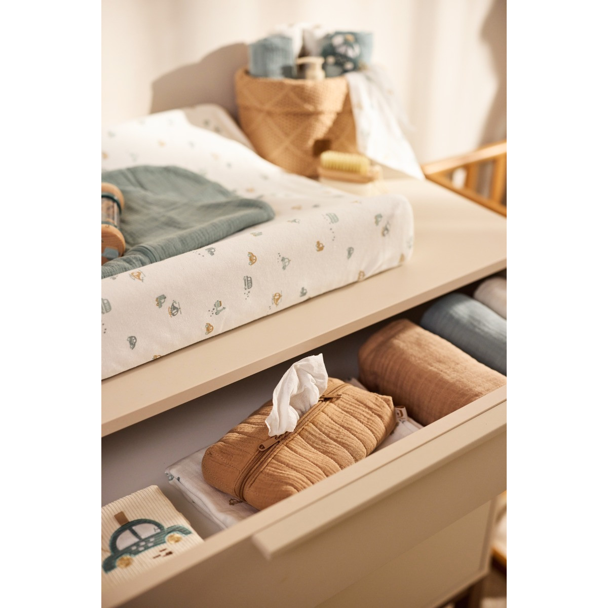 Jollein Jersey On The Go 50 x 70 cm Aankleedkussenhoes