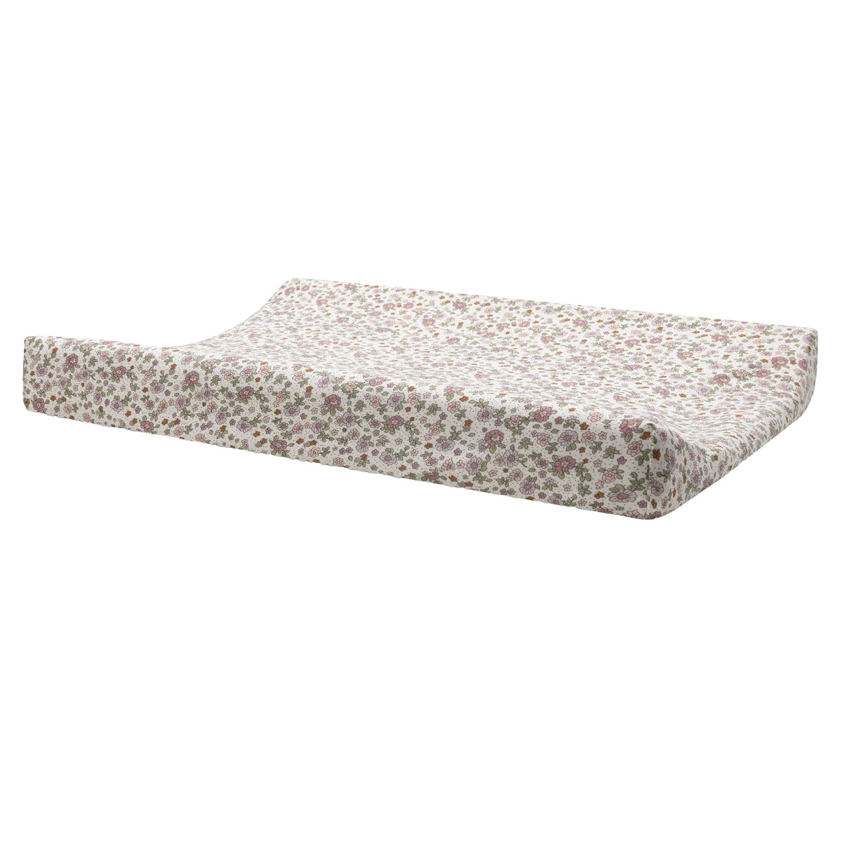 Jollein Jersey Retro Flowers 50 x 70 cm Aankleedkussenhoes