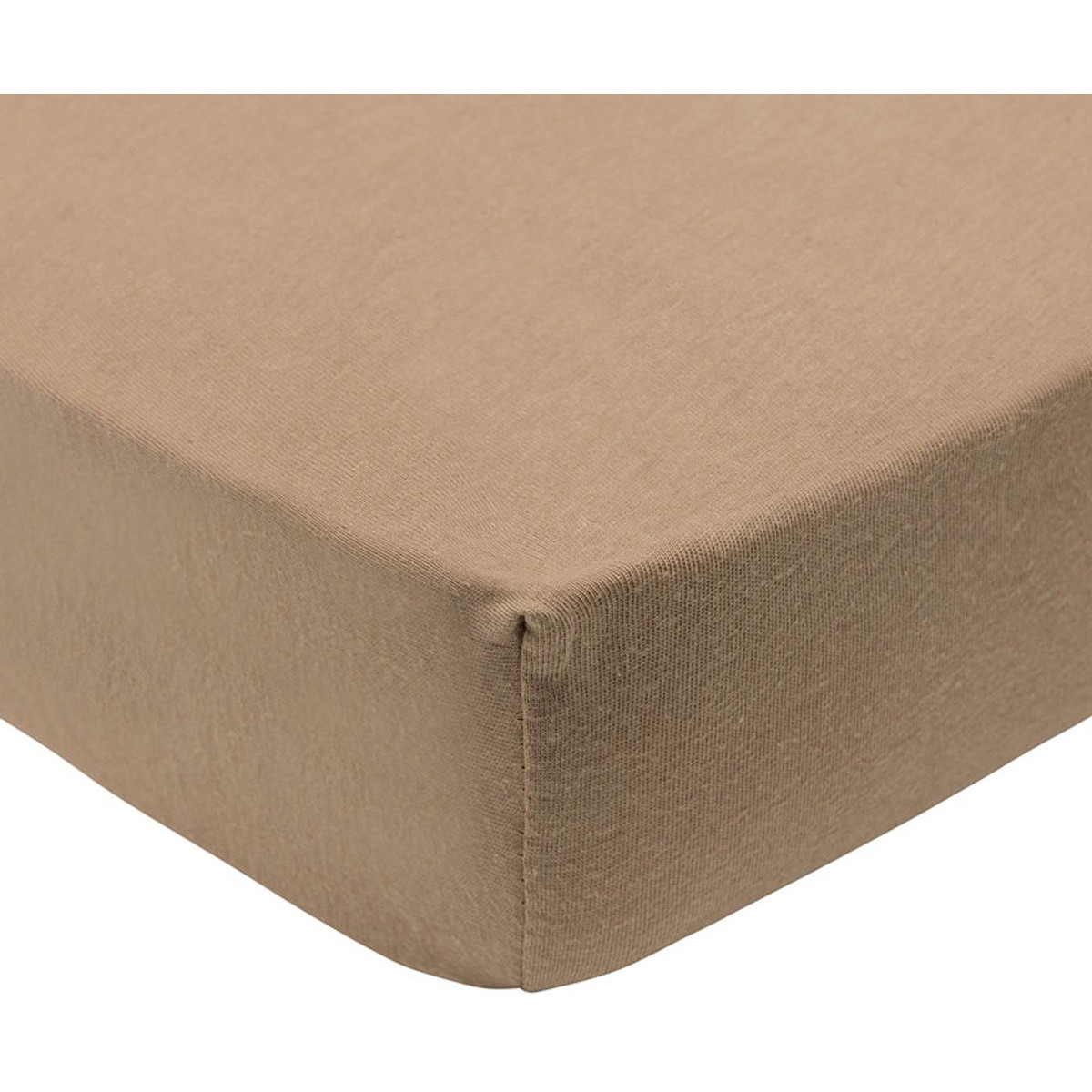 Jollein Jersey Wild Rose / Biscuit 40/50 x 80/90 cm 2 st. Wieg Hoeslaken