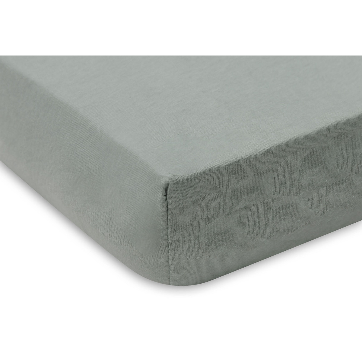 Jollein Jersey Sea Green/Ivory 70/75 x 140/150 cm 2 st. Junior Hoeslaken