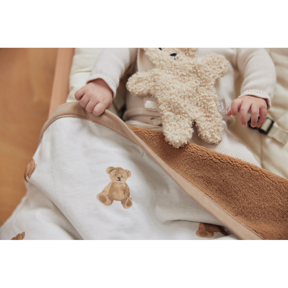Jollein Jersey Teddy Bear 75 x 100 cm Wiegdeken