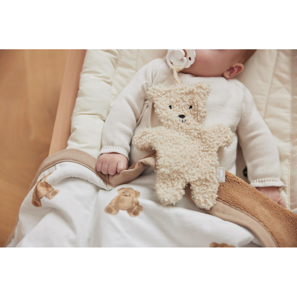 Jollein Jersey Teddy Bear 75 x 100 cm Wiegdeken