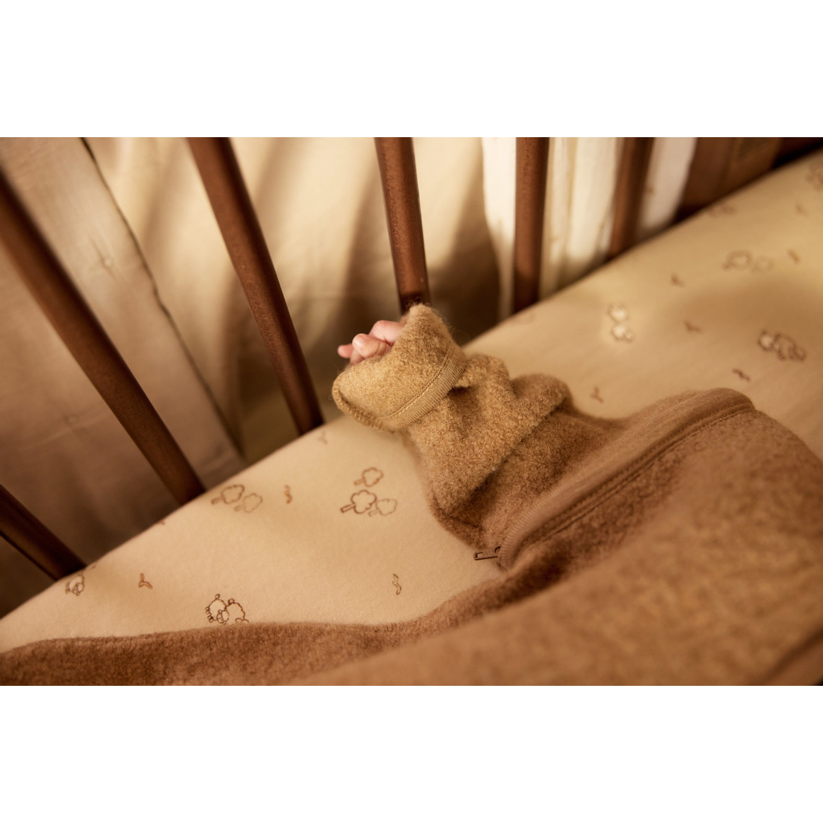 Jollein Jersey Woolly 40 x 80/90 cm Wieg Hoeslaken