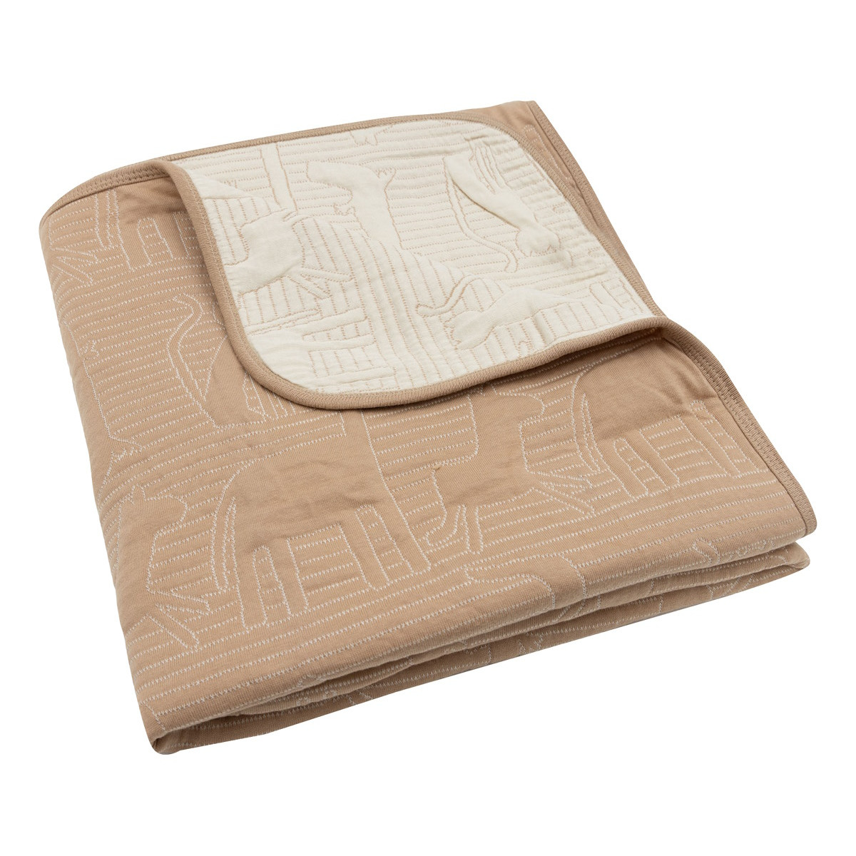 Jollein Jungle Jambo Biscuit / Oatmeal 100x150 cm Ledikantdeken