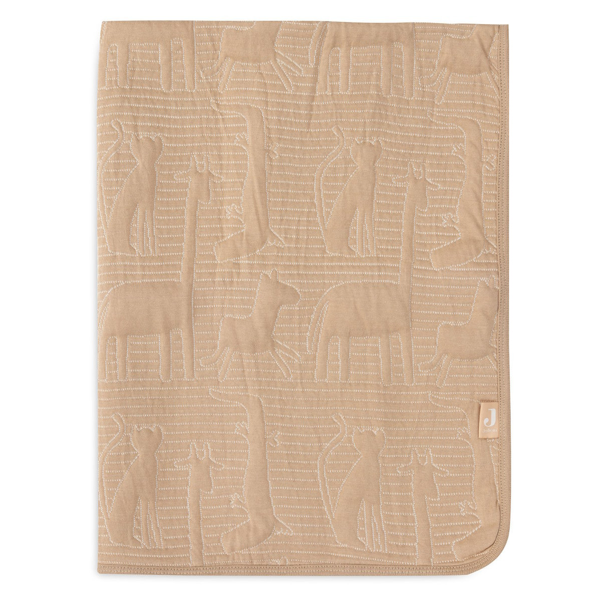 Jollein Jungle Jambo Biscuit / Oatmeal 100x150 cm Ledikantdeken