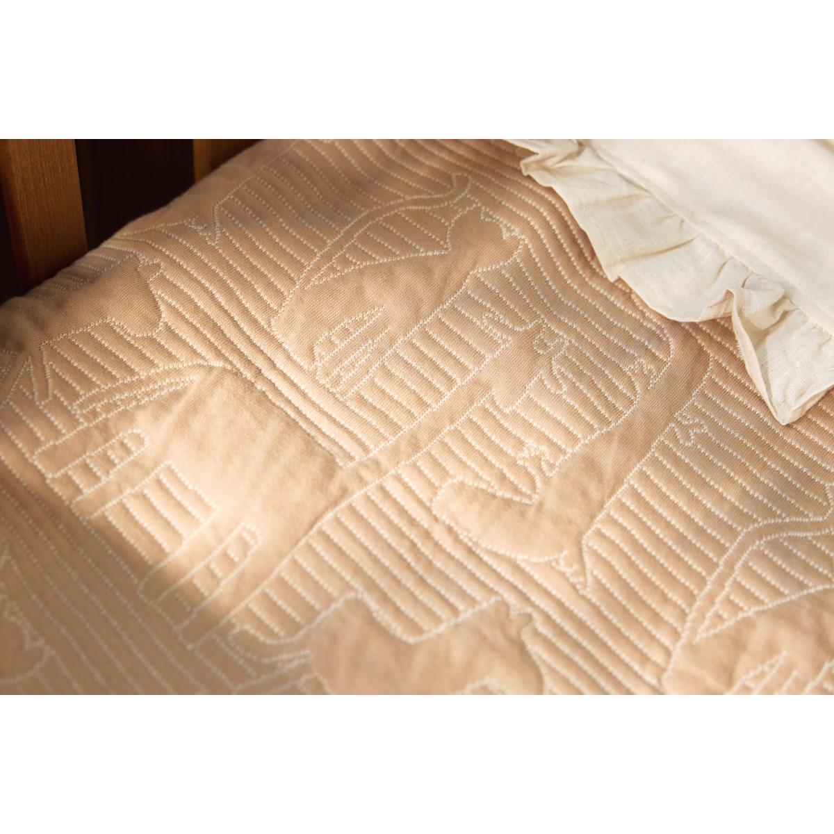Jollein Jungle Jambo Biscuit / Oatmeal 100x150 cm Ledikantdeken