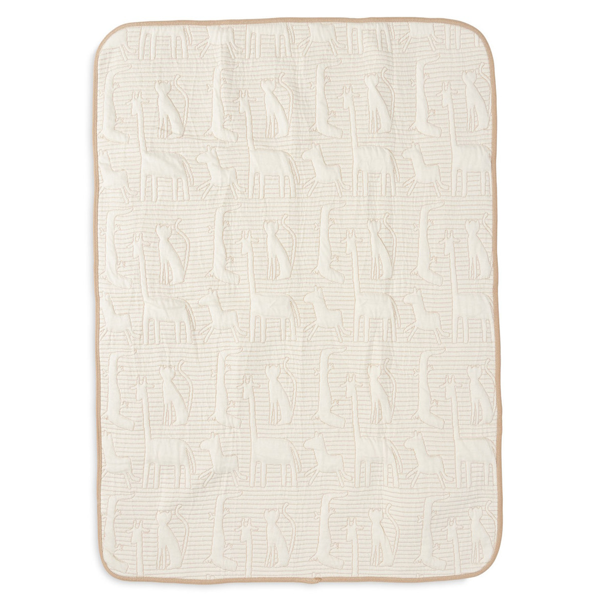 Jollein Jungle Jambo Biscuit / Oatmeal 100x150 cm Ledikantdeken