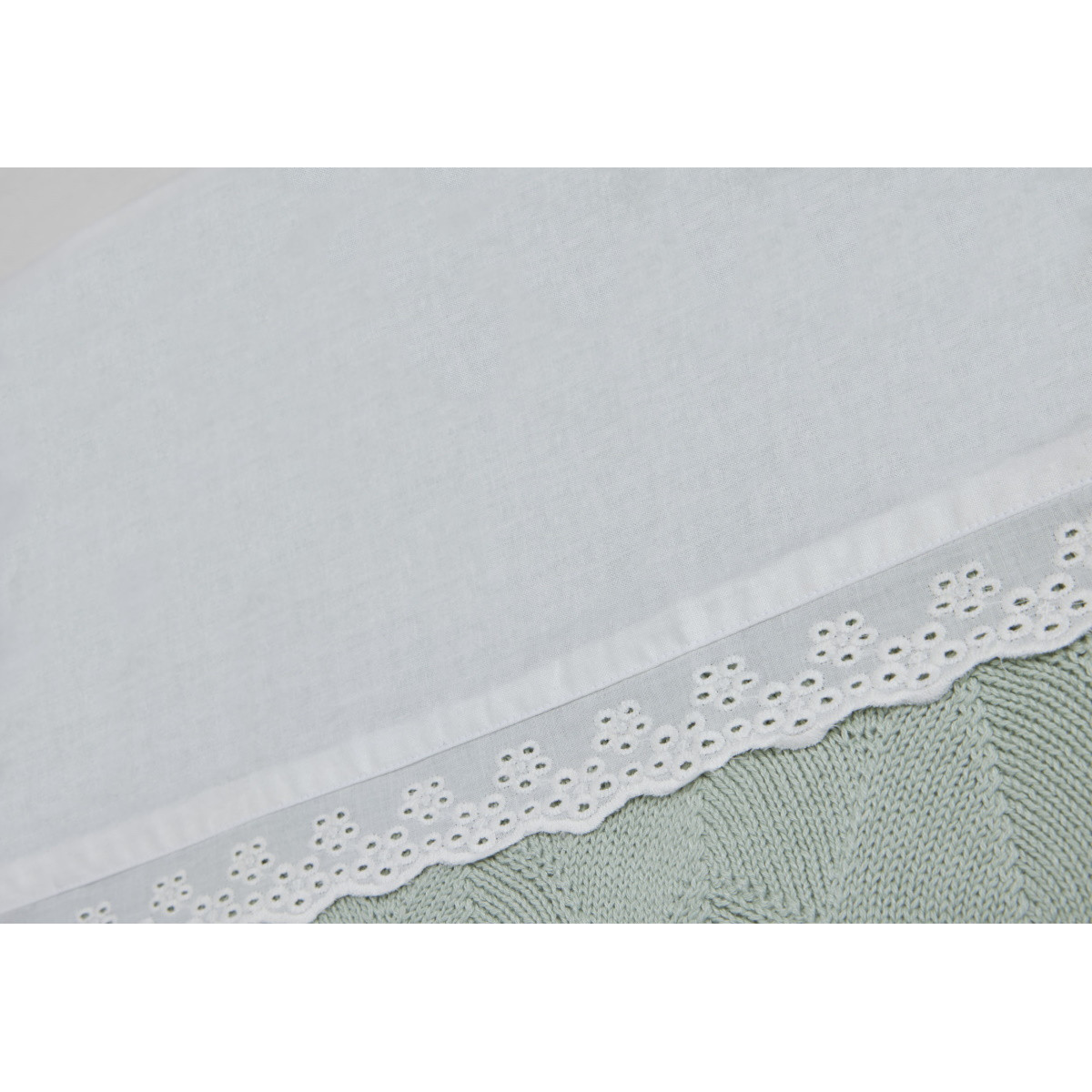 Jollein Lace Ivory 75 x 100 cm Wieglaken