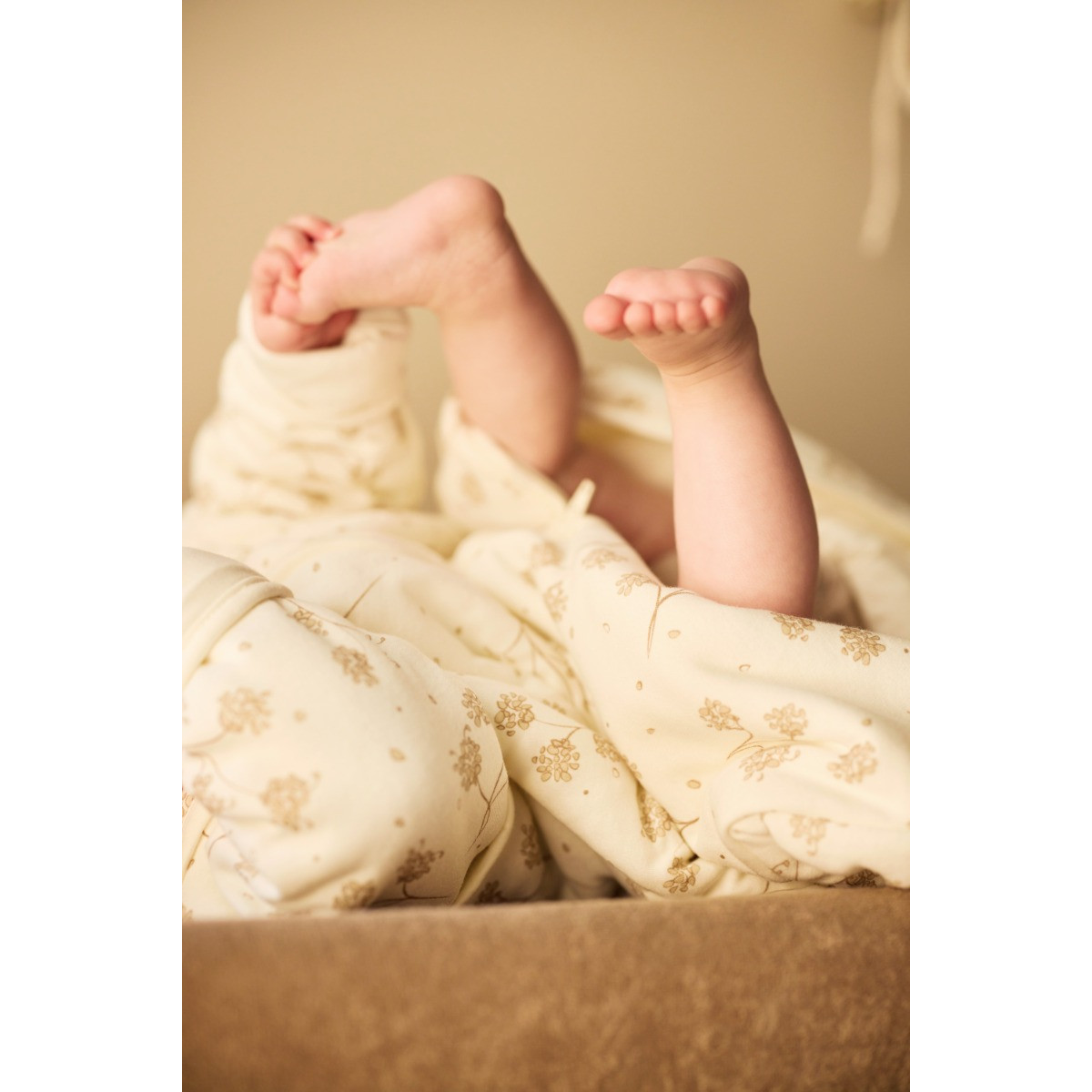 Jollein Leafy Dreams 60 cm Newborn Slaapzak met Afritsbare Mouwen