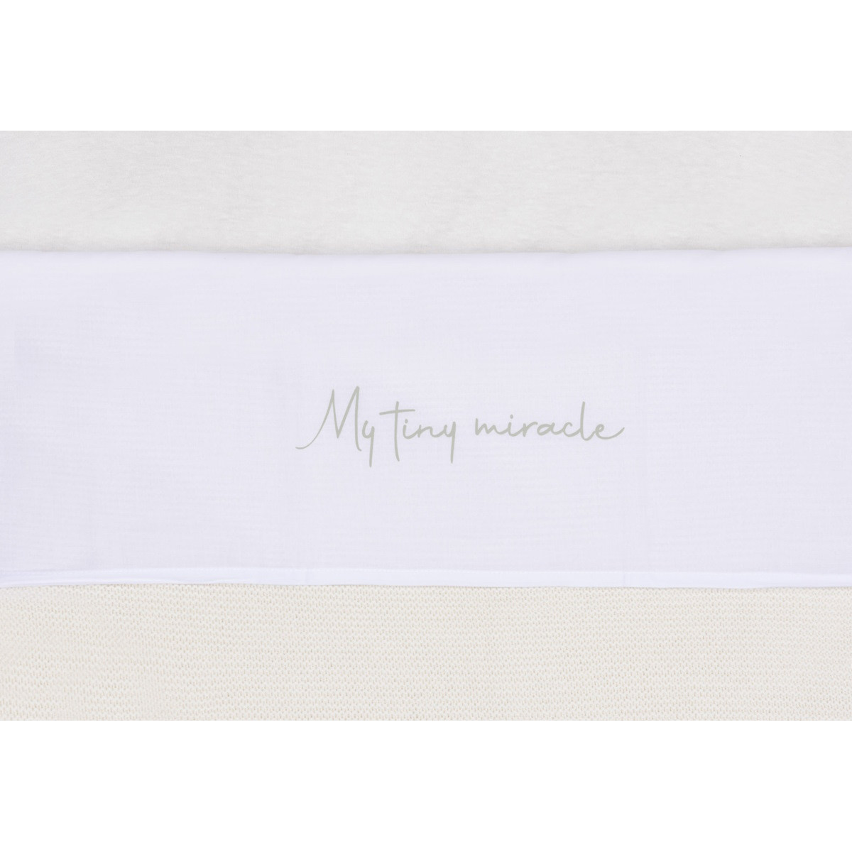 Jollein My Tiny Miracle Olive Green 75 x 100 cm Wieglaken