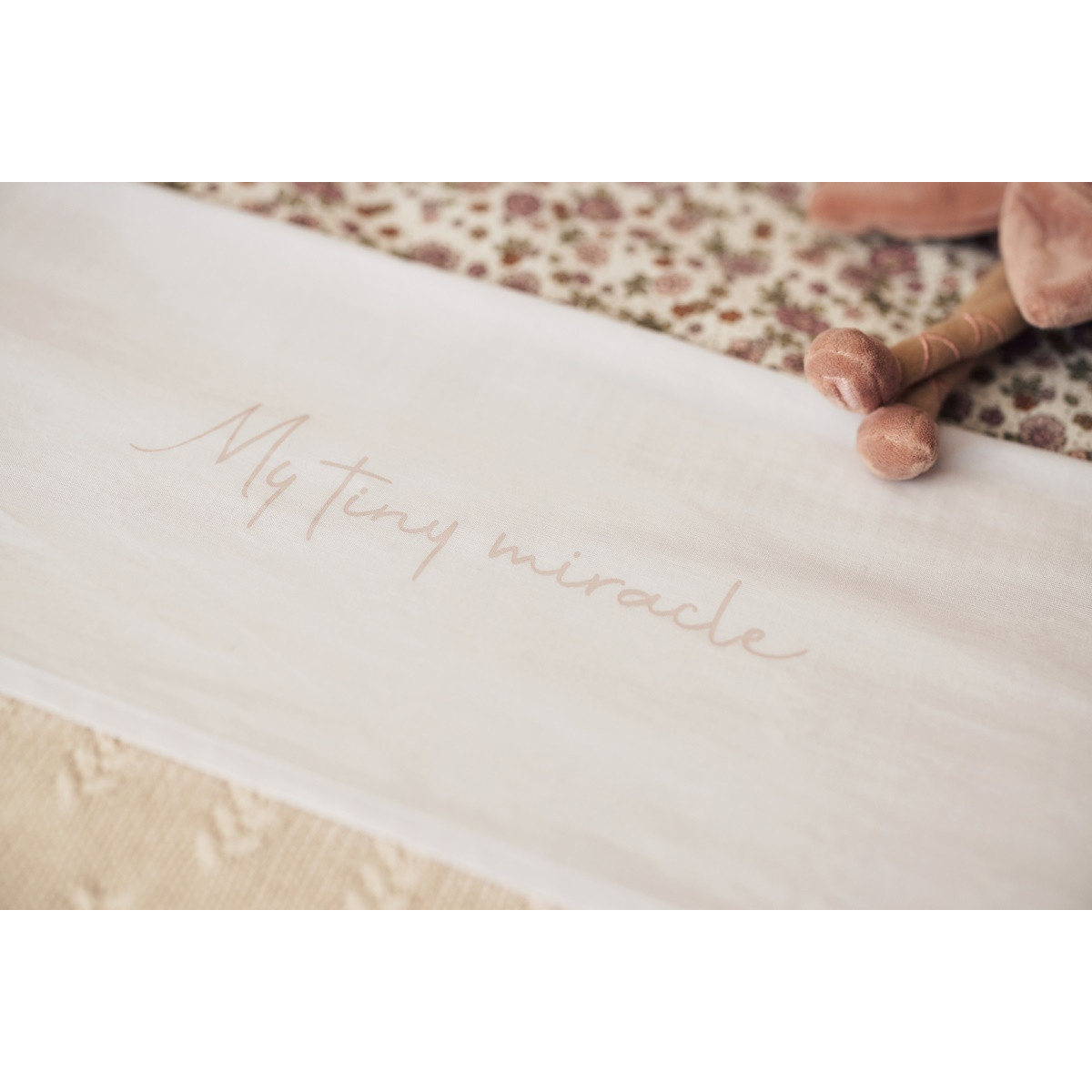 Jollein My Tiny Miracle Wild Rose 75 x 100 cm Wieglaken