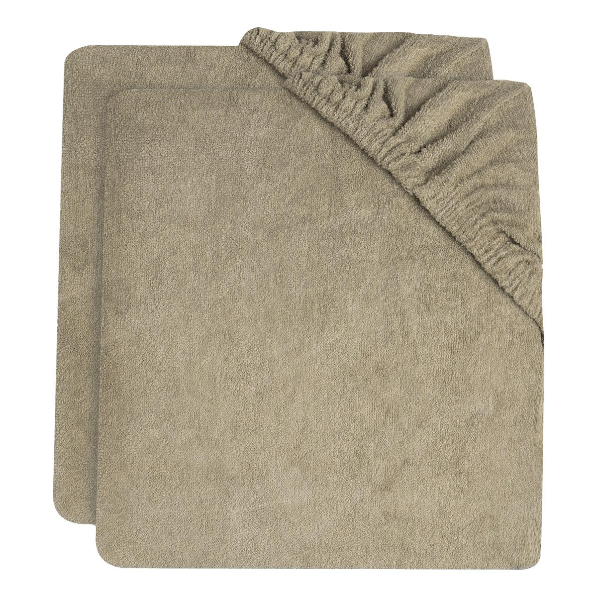 Jollein Olive Green Badstof Aankleedkussenhoes 2 Stuks