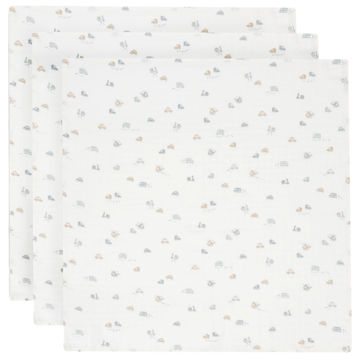 Jollein On The Go 70 x 70 cm Hydrofiel Multidoek 3 stuks