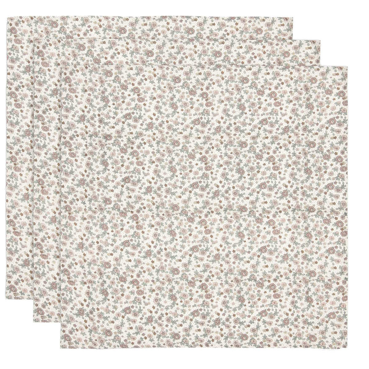 Pañal De Gasa 3 Unidades Jollein Jungle Jambo (70x70cm): Toallitas Para Eructos De Algodón 100% (Regalo Nacimiento)