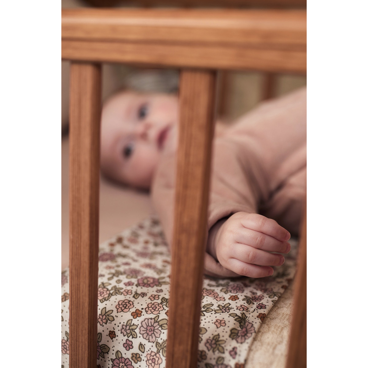 Jollein Retro Flowers 120 x 150 cm Ledikantlaken