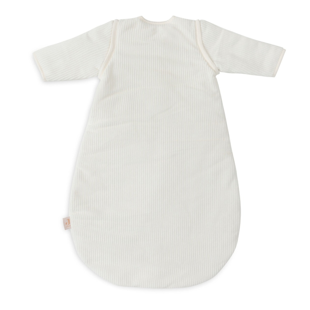 Jollein Rib Ivory Round 70 cm Slaapzak met Afritsbare Mouwen