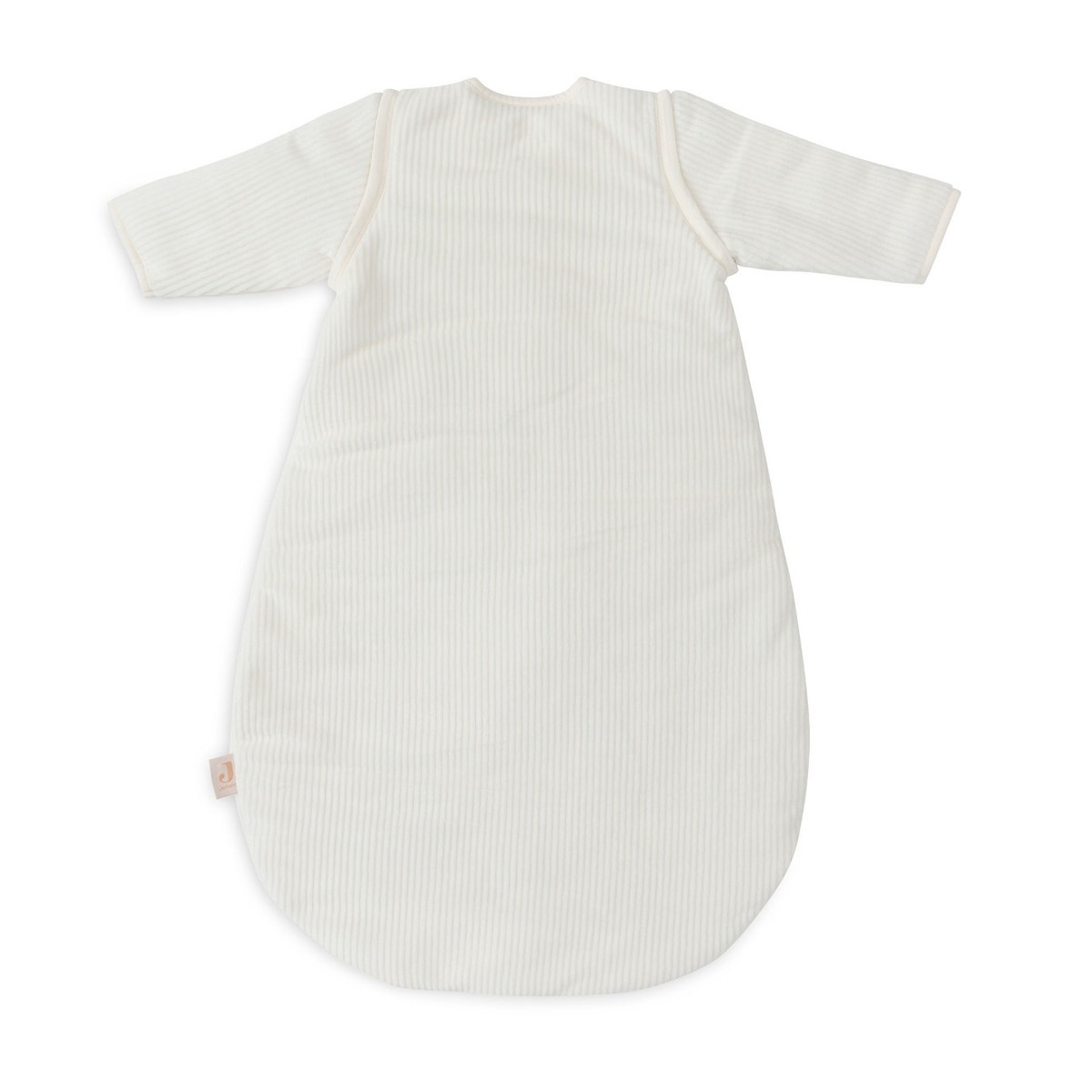 Jollein Rib Ivory Round 90 cm Slaapzak met Afritsbare Mouwen