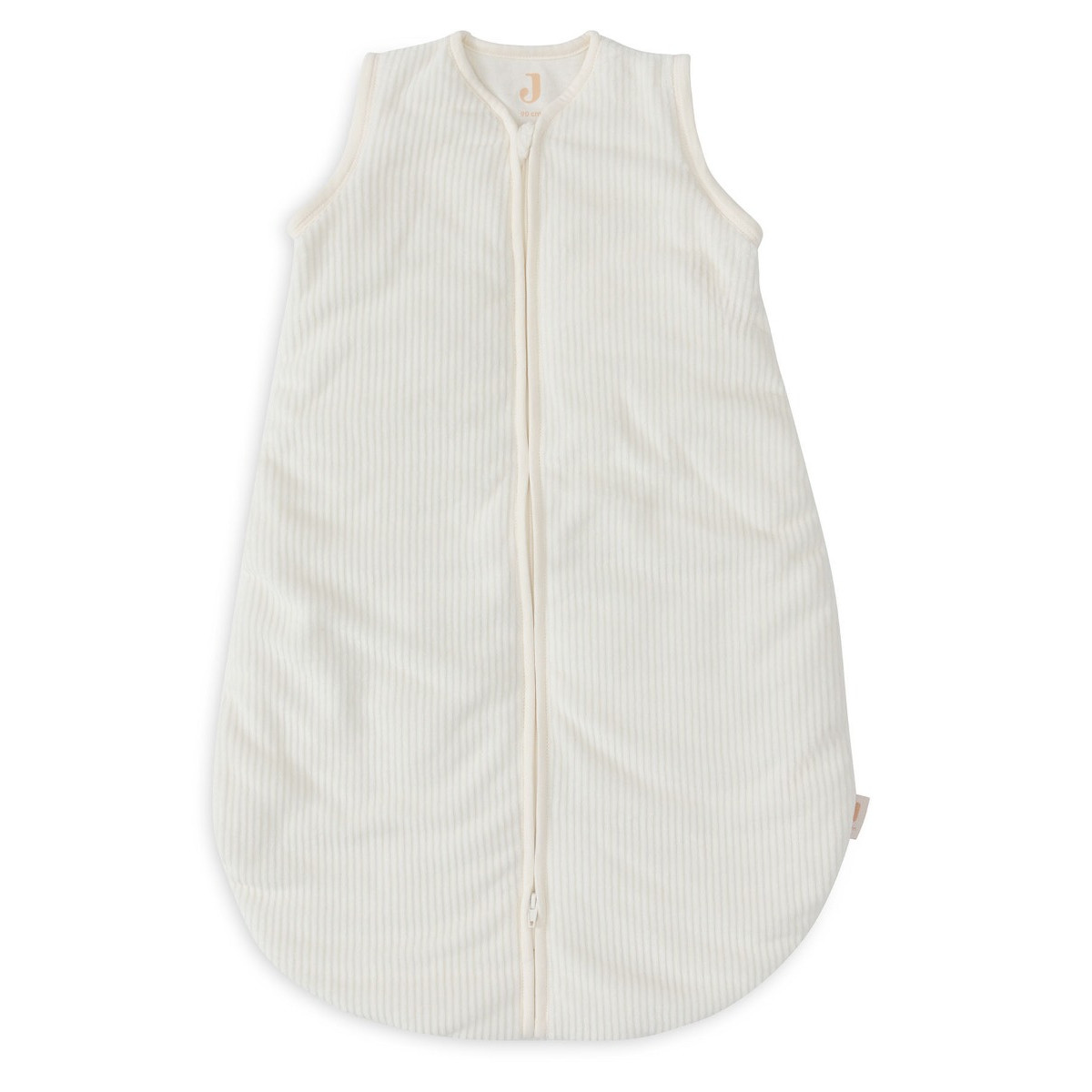 Jollein Rib Ivory Round 90 cm Slaapzak met Afritsbare Mouwen