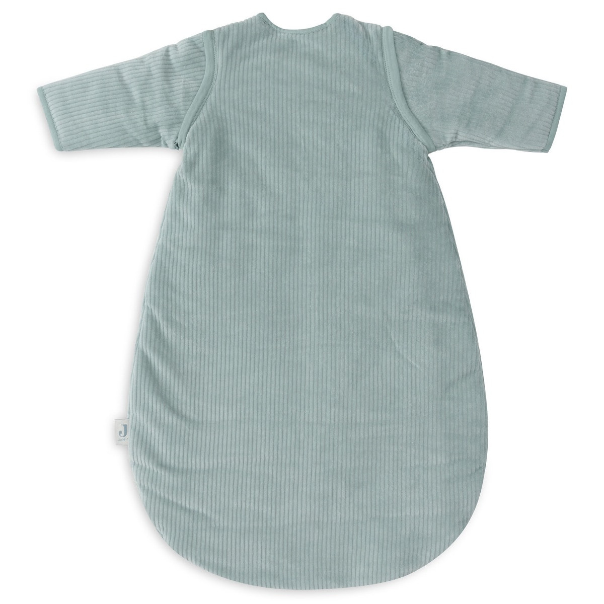 Jollein Rib Sea Green Round 90 cm Slaapzak met Afritsbare Mouwen