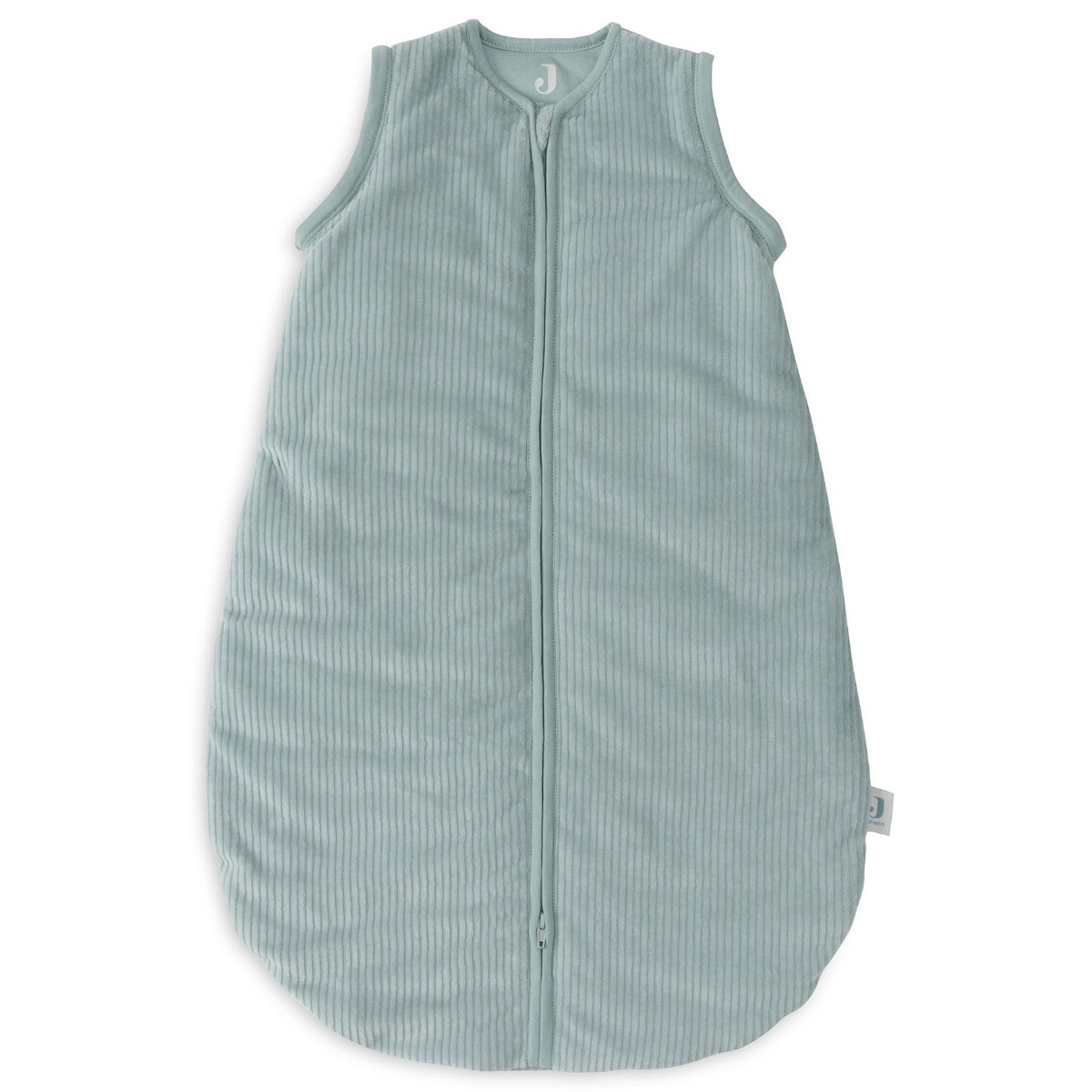 Jollein Rib Sea Green Round 90 cm Slaapzak met Afritsbare Mouwen
