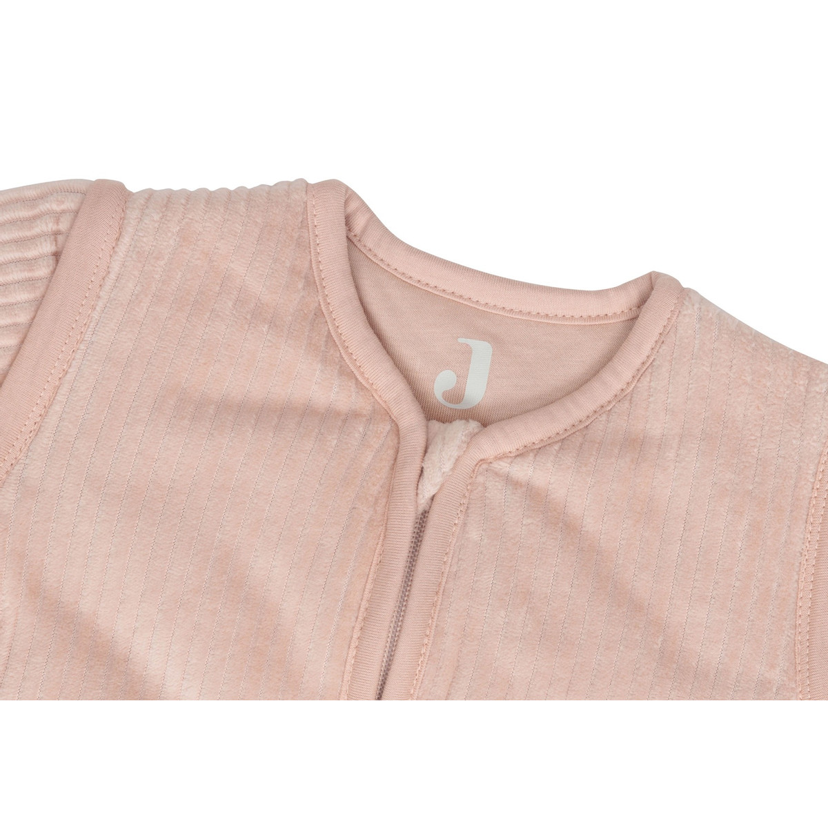 Jollein Rib Wild Rose Round 90 cm Slaapzak met Afritsbare Mouwen