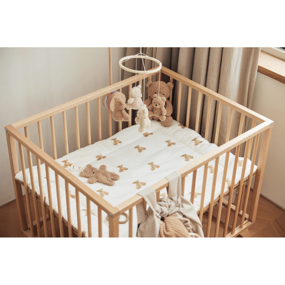 Jollein Teddy Bear 75 x 95 cm Boxkleed