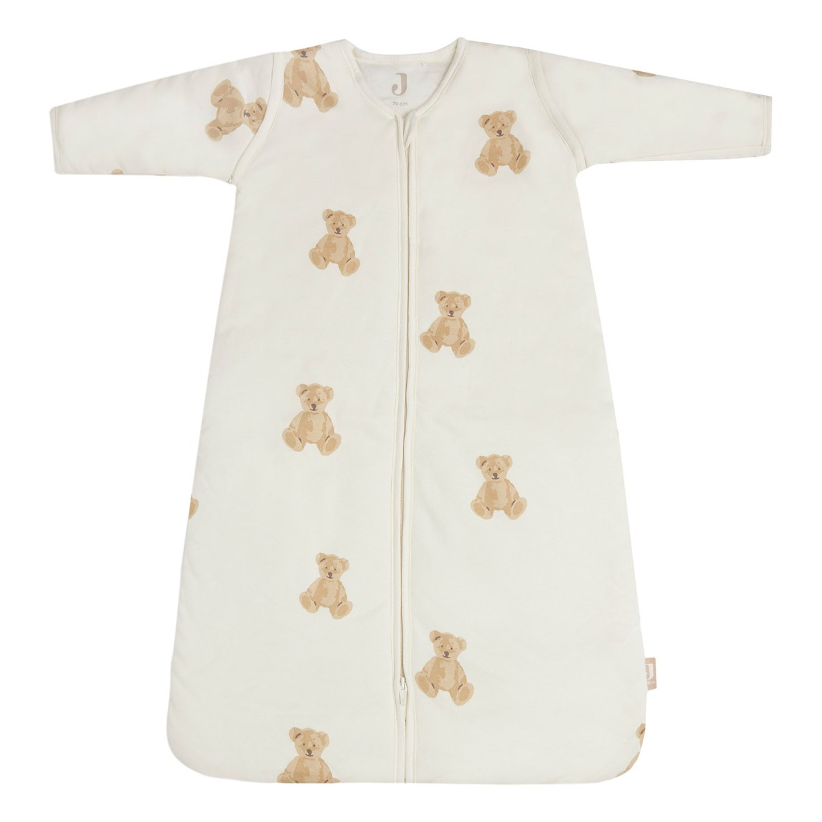 Jollein Teddy Bear 90 cm Slaapzak met Afritsbare Mouwen