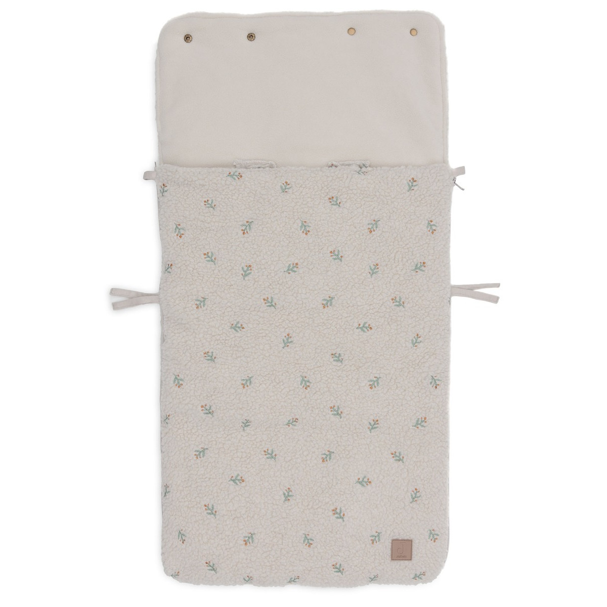 Jollein Teddy Lovely Biscuit 3/5 punts 0-9 Maanden Autostoel Voetenzak