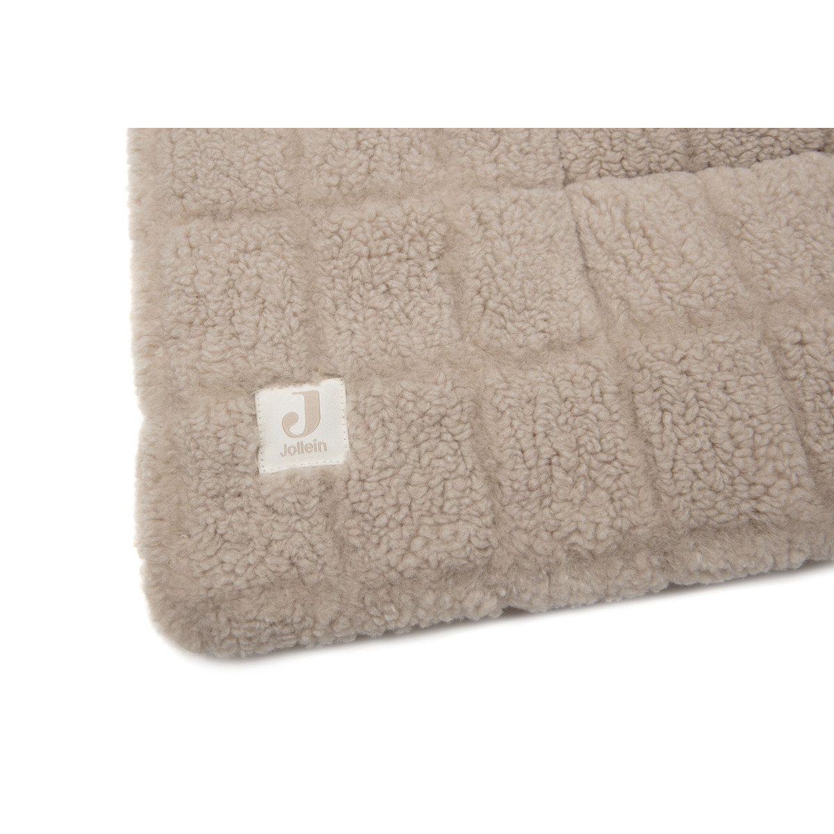 Jollein Teddy Warm Sand 75 x 95 cm Boxkleed