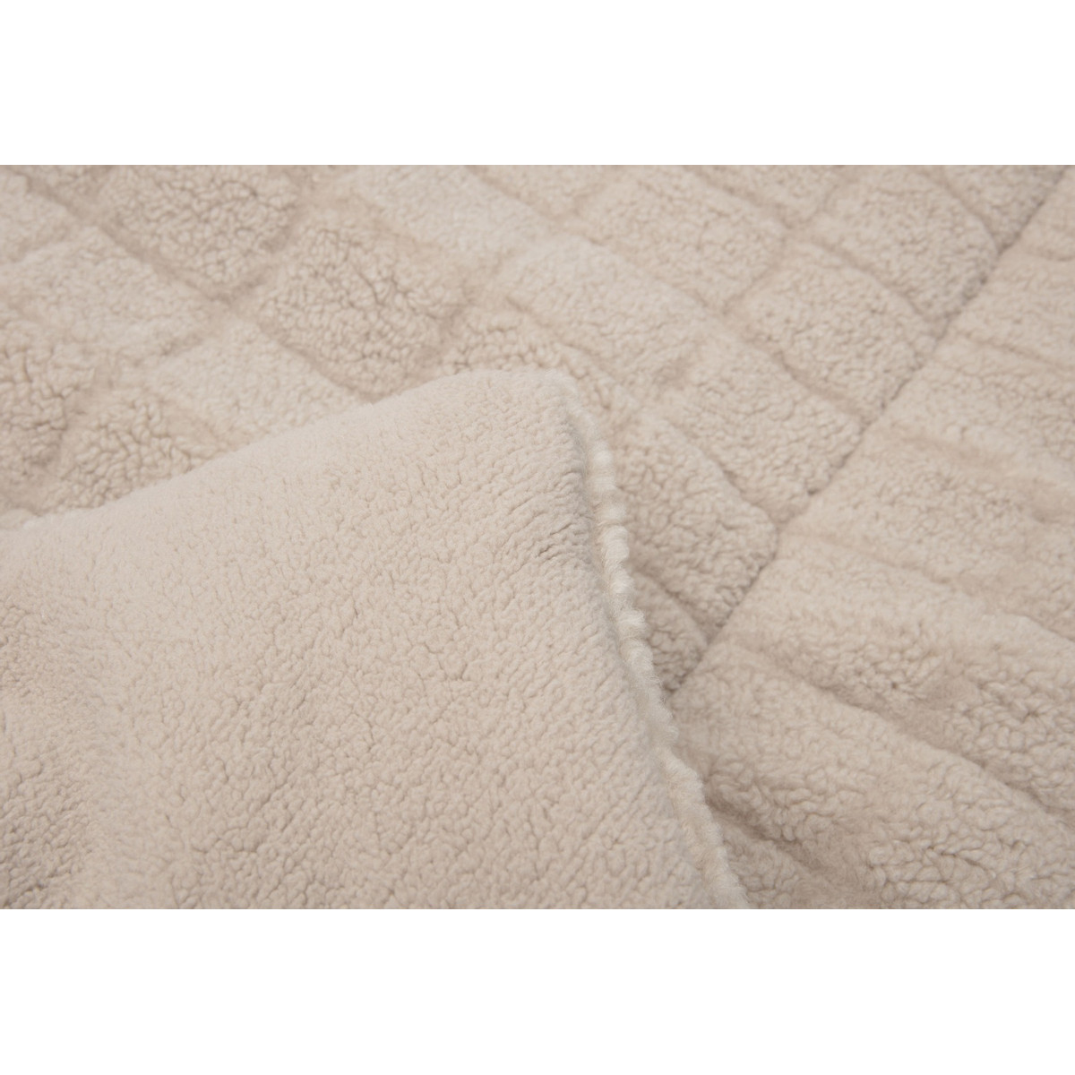 Jollein Teddy Warm Sand 75 x 95 cm Boxkleed
