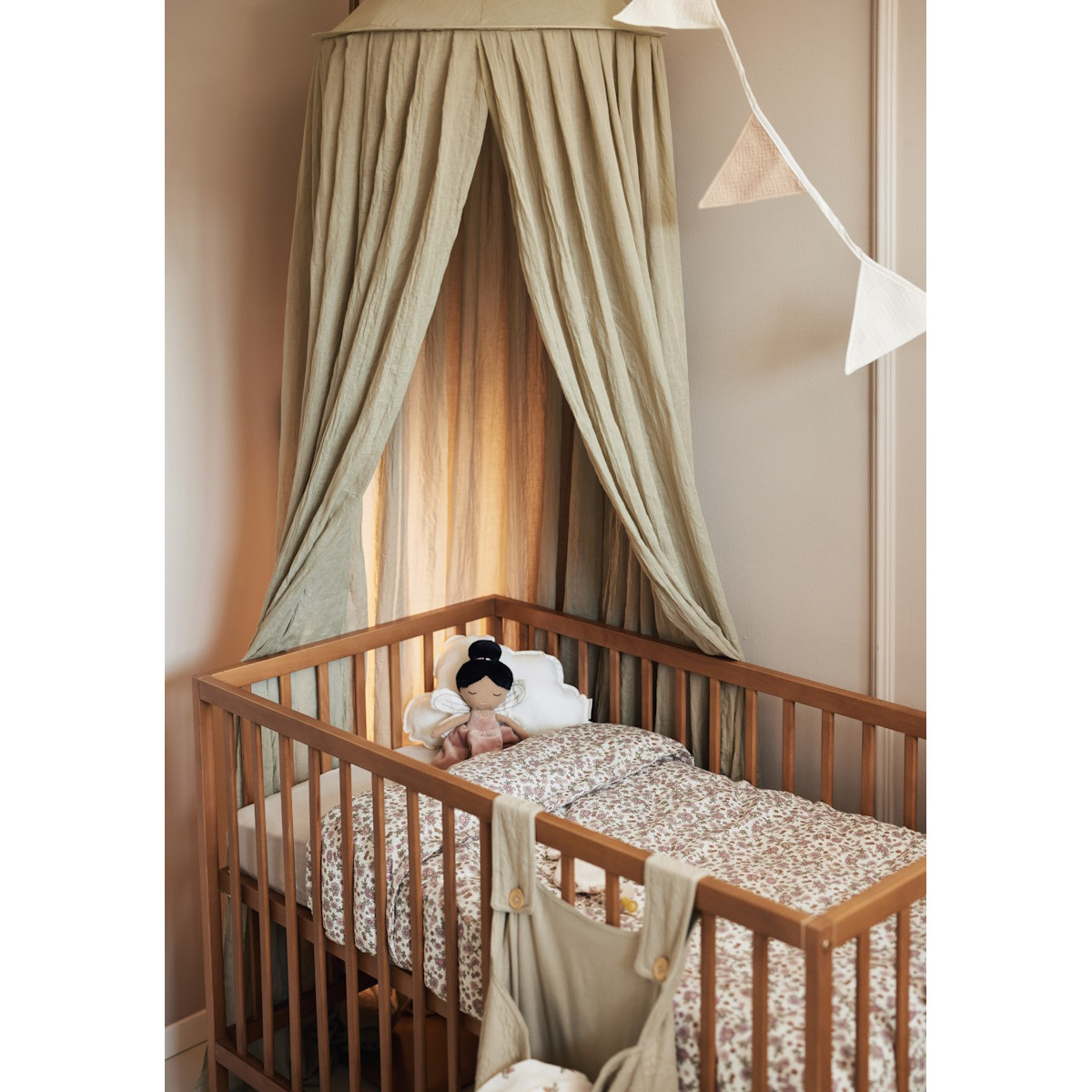 Jollein Vintage Olive Green 245 cm Klamboe