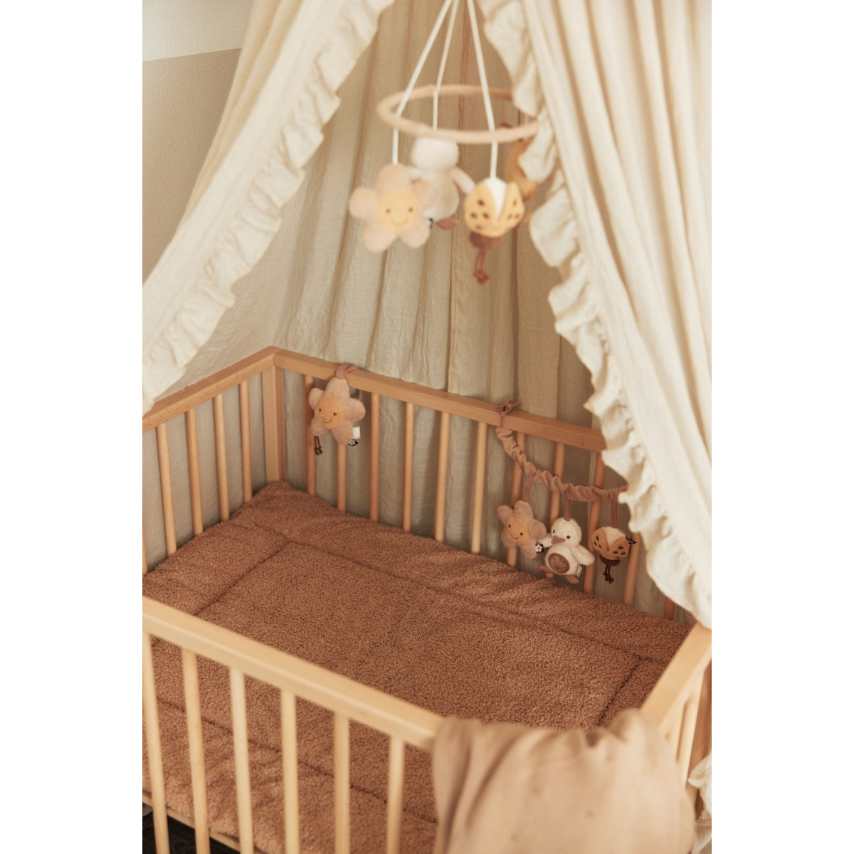 Jollein Vintage Ruffle Nougat 155 cm Sluier