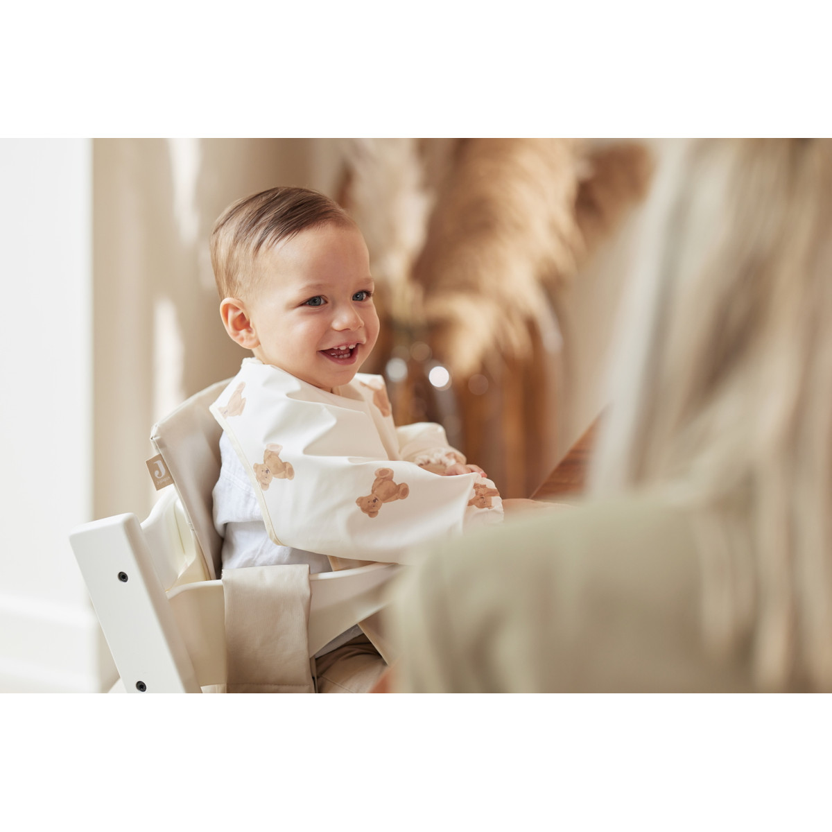 Jollein Teddy Bear Waterproof Slab met Lange Mouw