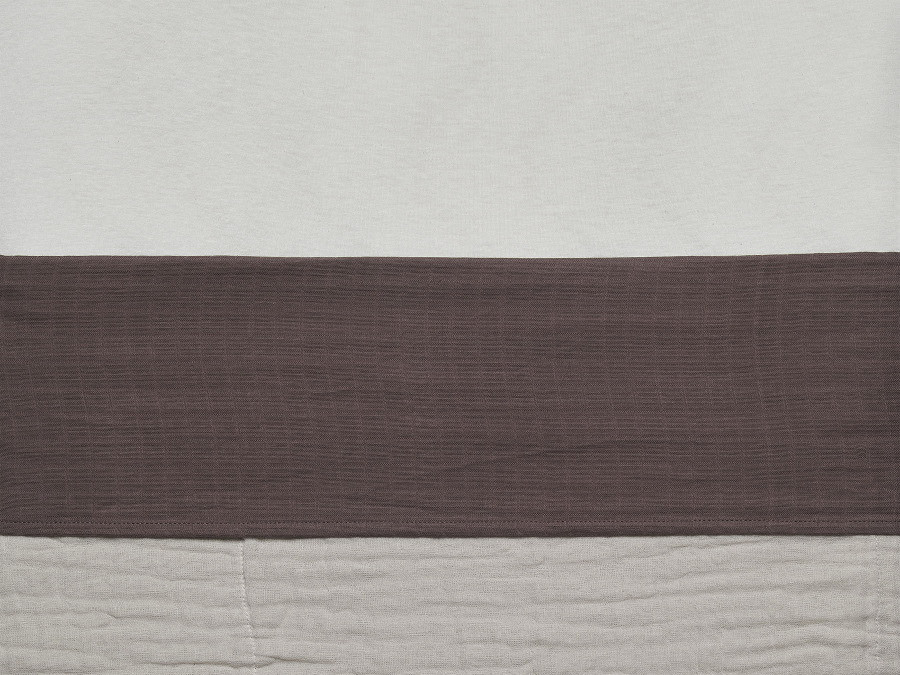 Jollein Wrinkled Cotton Chestnut 120 x 150 cm Ledikantlaken