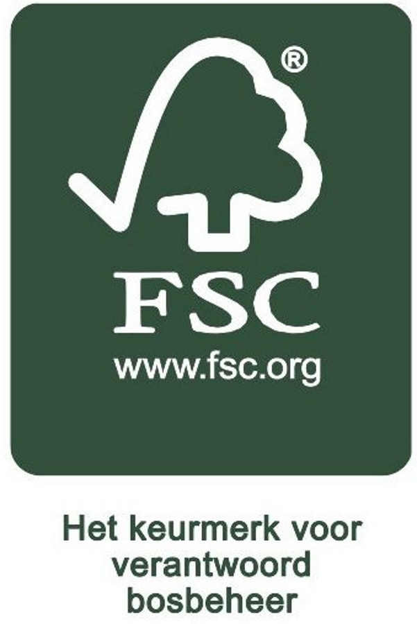 Label Label Blauw Houten Vormenstoof